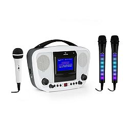 Auna KaraBanga + DAZZLE mikrofonní sada, karaoke zařízení, mikrofon, bluetooth, TFT displej