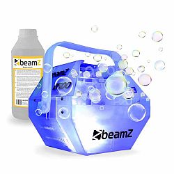 Beamz B500LED, sada s výrobníkem mýdlových bublin, RGB LED barevný efekt, 1 l tekutiny