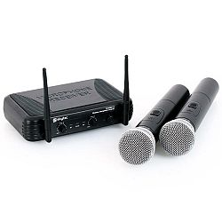 Bezdrátový mikrofonový set Skytec STWM712, 2 kanály