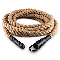 Capital Sports Klarfit Power Rope, 12 m / 3,8 cm, kyvadlové lano s hákem, stropní připevnění