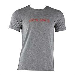 Capital Sports tréninkové triko pro muže, šedé melírované, velikost S