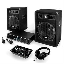 Electronic-Star Bass Boomer, USB PA systém, 400 W, repro, zesilovač, USB mixer, mikrofon