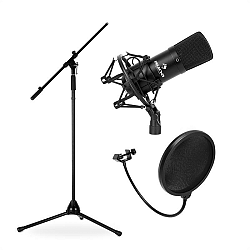 Electronic-Star Mikrofonní set, stojan, mikrofon a pop filtr