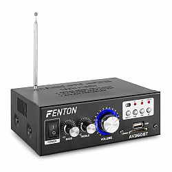 Fenton AV360BT, stereo zesilovač, 80 W RMS (2x 40 W na 8 Ohm), BT / USB / SD / AUX