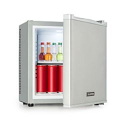 Klarstein Secret Cool, mini lednička, minibar, 13 l, třída A+, 0 dB, stříbrná