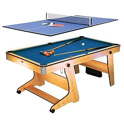 Riley FP-6TT, sklopitelný kulečníkový stůl s deskou pro stolní tenis
