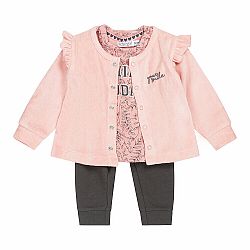 DIRKJE Set 3.d mikina + tričko + kalhoty růžová holka vel.56